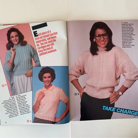 Knitting With Simplicity Magazine 30 Winning Fall Designs Full Patterns Included - Picture 11 of 17